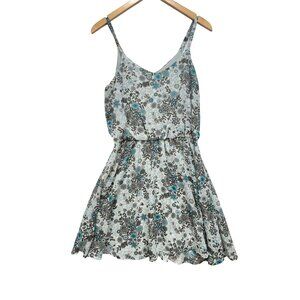 Mimi Chica Womens Fit & Flare Sundress Size M Blue Casual Summer Boho